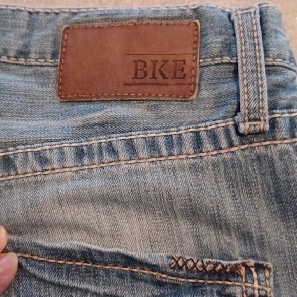 Buckle BKE Derek Men's denim straight relaxed stretch jeans, 36L - Picture 7 of 8